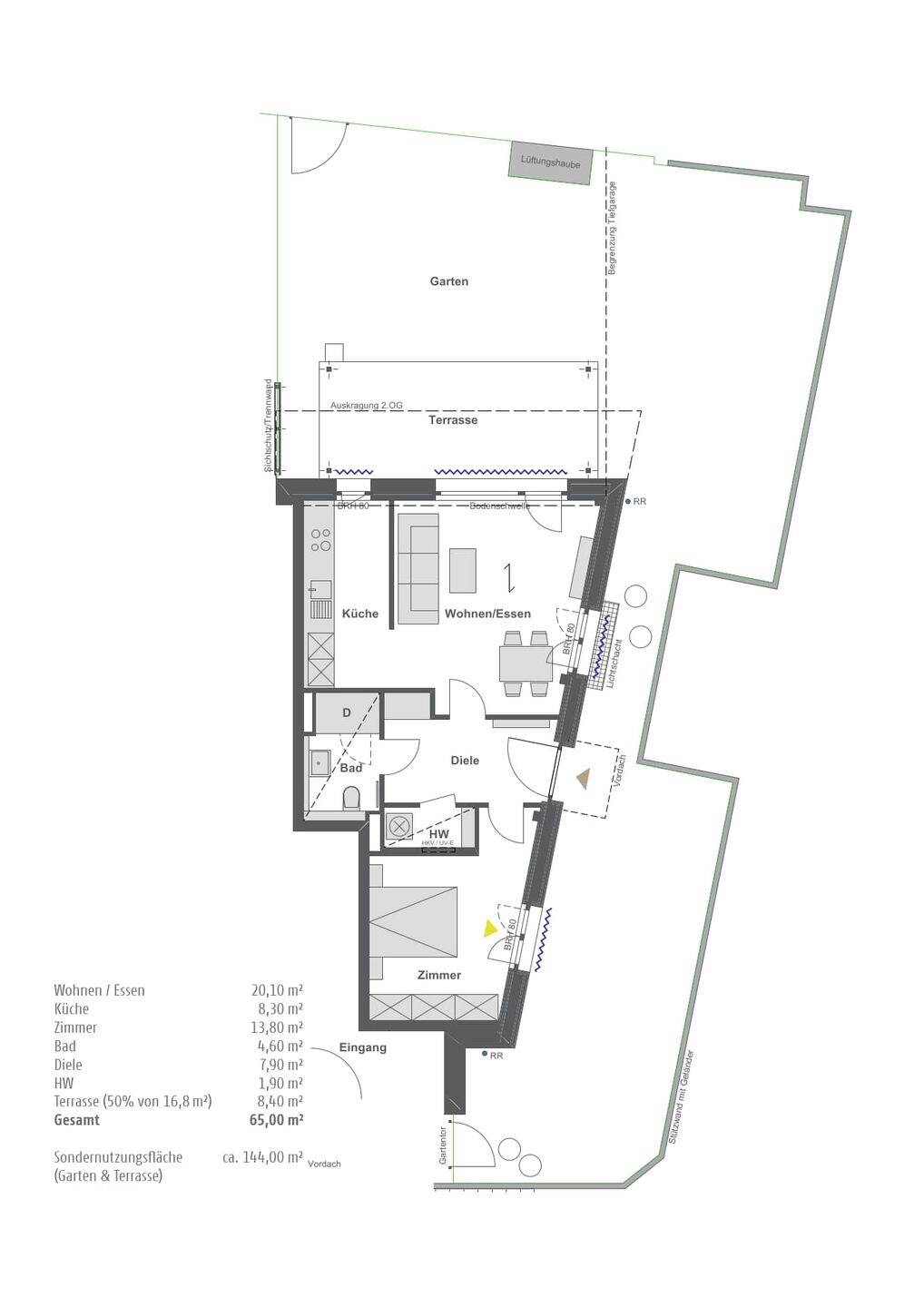 Neubau-Gartenwohnung in Berlin-Grünau mit 144 m² Privatgarten, 12527 Berlin (Treptow-Köpenick Grünau Karolinenhof Schmöckwitz)
