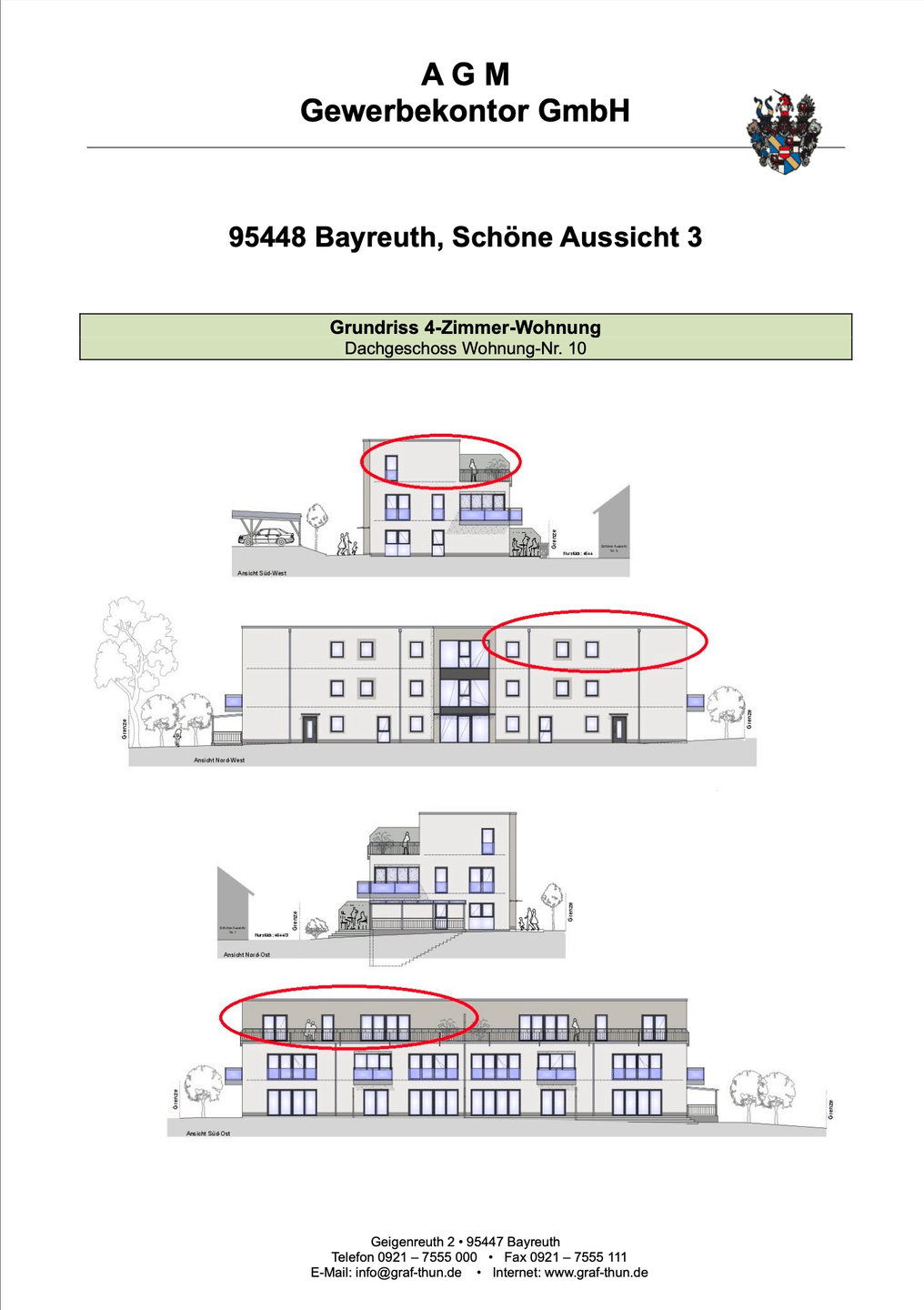 Schöne Aussicht 3, WHG 10, 95448 Bayreuth