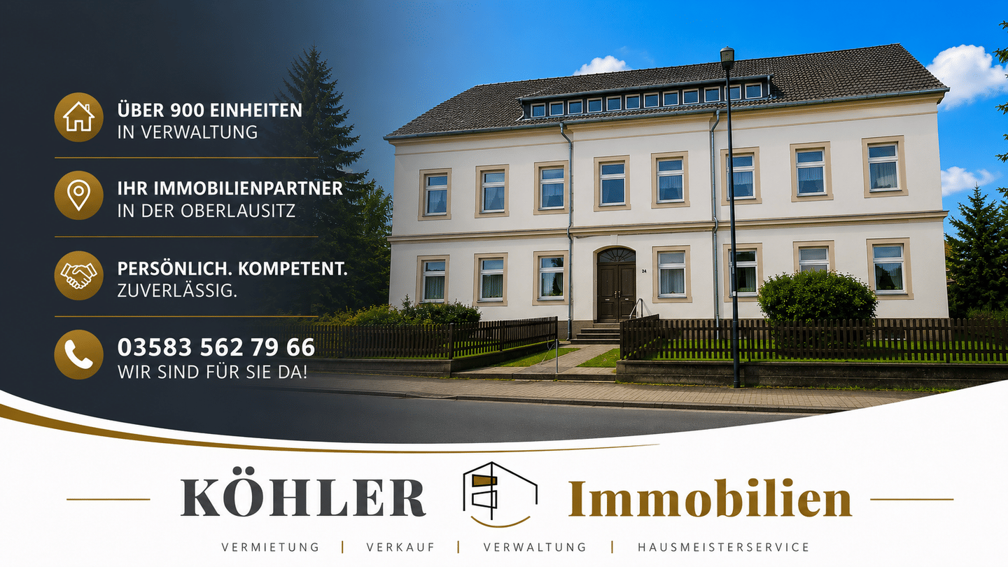 Helle 3-Raum-Wohnung im Erdgeschoss in Großschönau, 2779 Großschönau