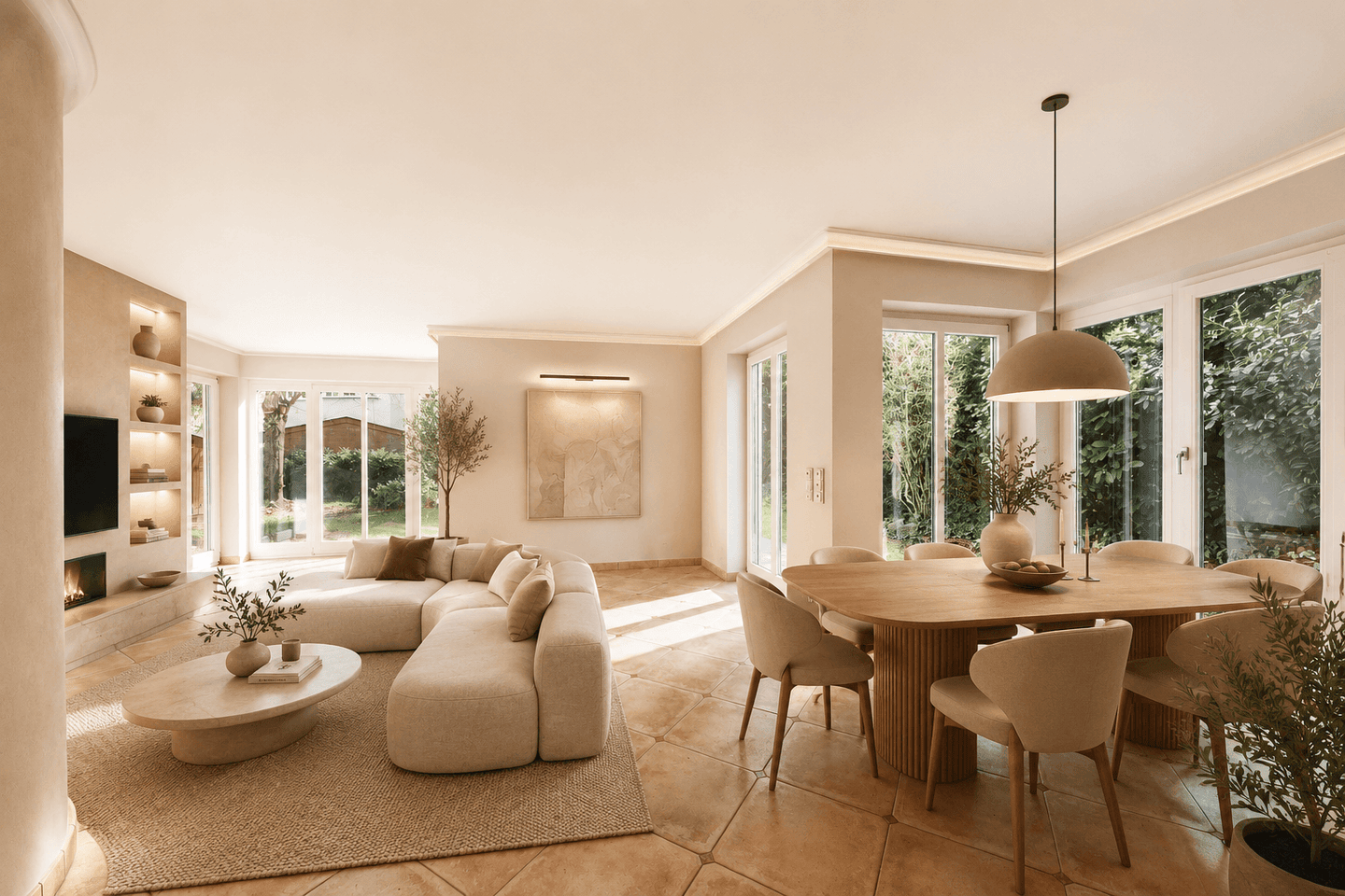 Einzigartige Erdgeschoss-Wohnung mit großem Garten in Bestlage Solln, 81479 München (Thalk. Obersendl.-Forsten-Fürstenr.-Solln)