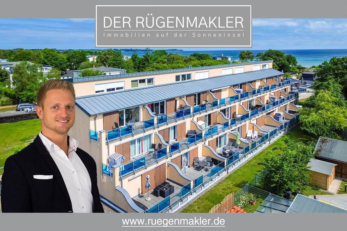 Ca. 170m zum Ostseestrand! Eigentums-/Ferienwohnung mit Terrasse & Tiefgarage in 18556 Juliusruh, 18556 Breege