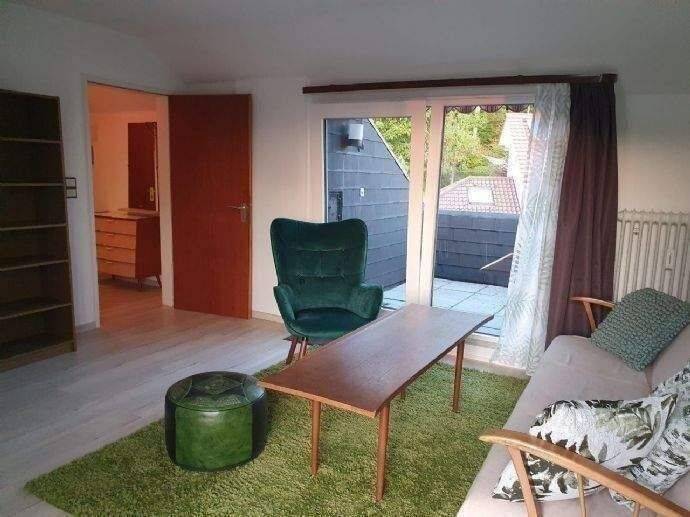 WOHNEN AUF ZEIT  Voll ausgestattete 2 Zimmer Dachgeschoss Wohnung, Küche, Bad 48 qm Allensbach / Hegne, 78476 Allensbach