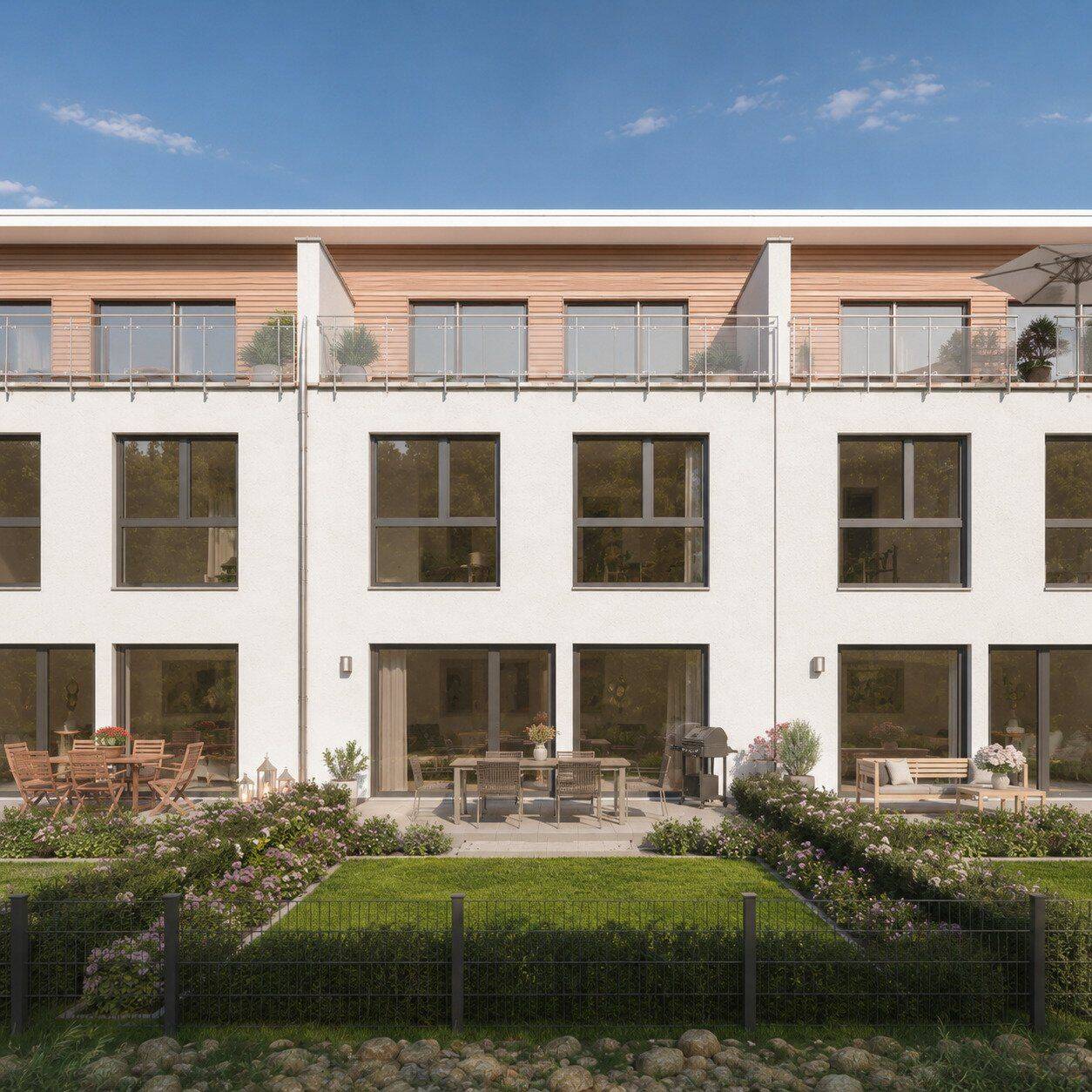 Exklusives Reihenmittelhaus mit 250qm und vollunterkellerung im Neubaugebiet von Korntal!, 70825 Korntal-Münchingen