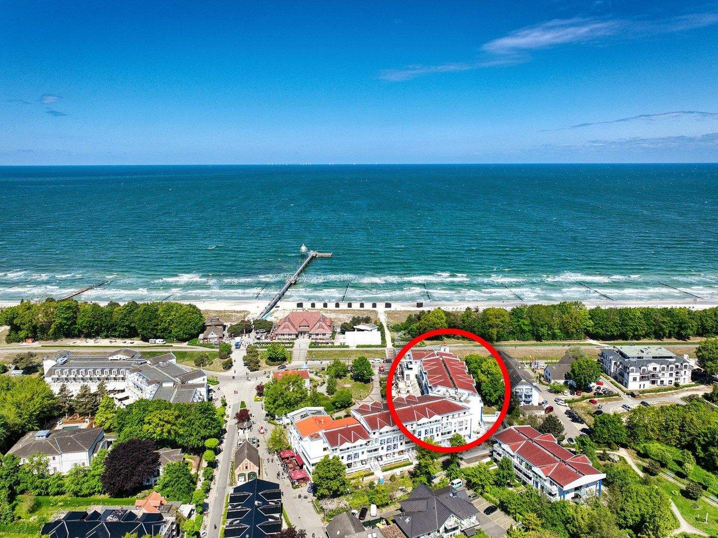 Ferienapartment mit seitlichem Meerblick – Urlaub direkt am Ostseestrand –, 18374 Zingst