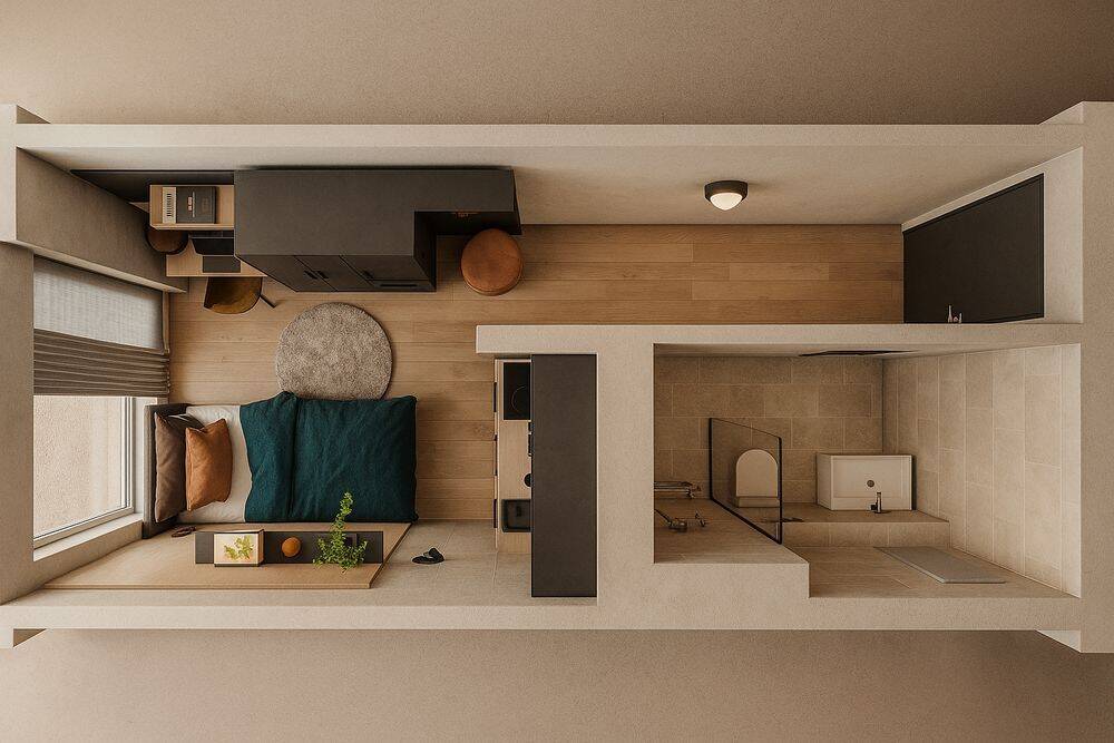 Möbliertes 1- Zimmer Apartment ( Urban Smart), 44137 Dortmund (Mitte)