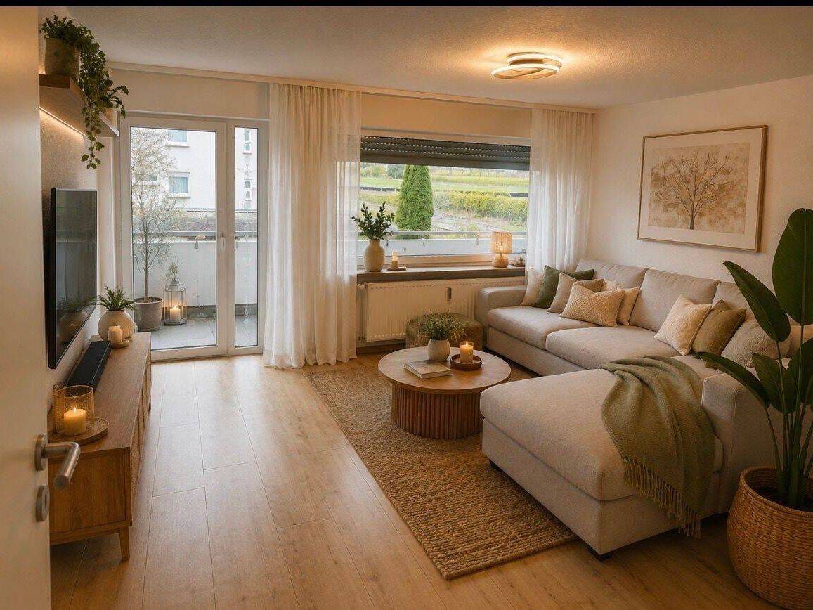 Helle 3,5-Zimmer-Wohnung mit großzügigem Wohn-/Essbereich, Balkon und Stellplatz in Tübingen-Unterjesingen, 72070 Ammerbuch