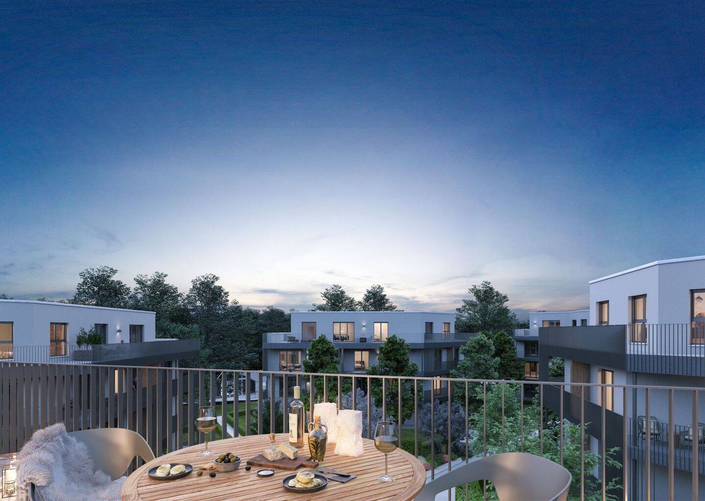Moderne Penthaus Wohnung mit großer Dachterrasse im Grünen, 90453 Nürnberg