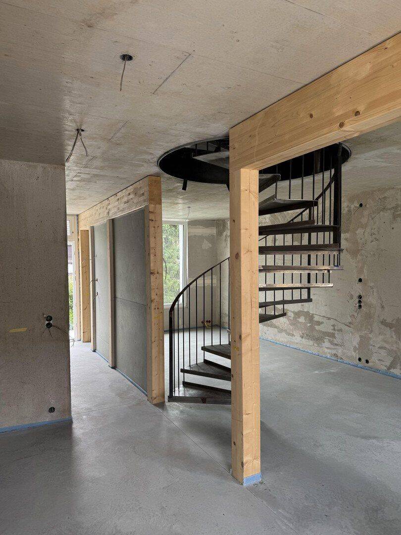 Architekten-Maisonette-Wohnung mit 2 Balkonen: Erstbezug 01.08, 76187 Karlsruhe (Knielingen Maxau Mühlburg Nordweststadt)