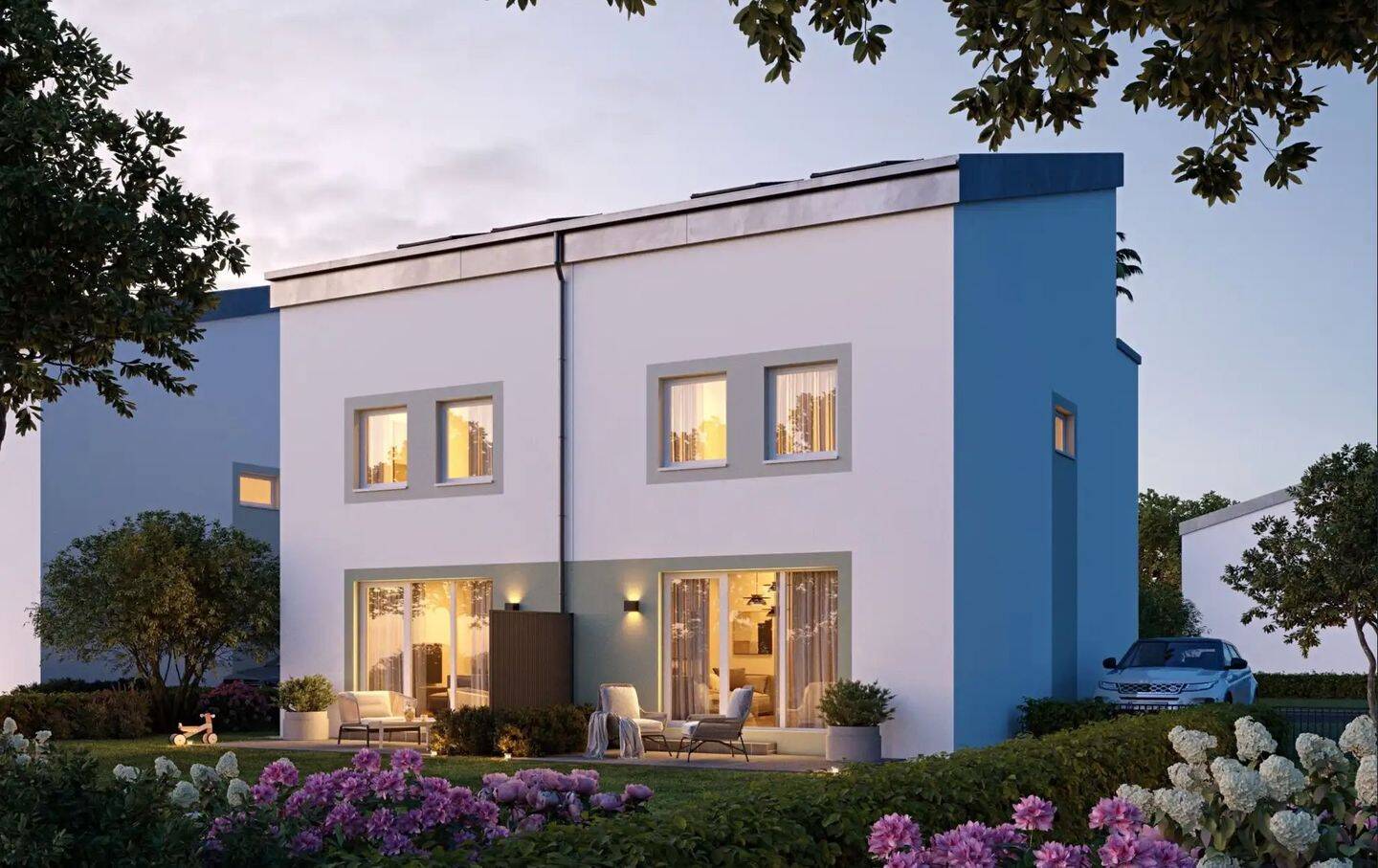 Stilvolle 4-Zimmer-Doppelhaushälfte “Typ Jazz” in ruhiger Wohnlage, 64319 Pfungstadt