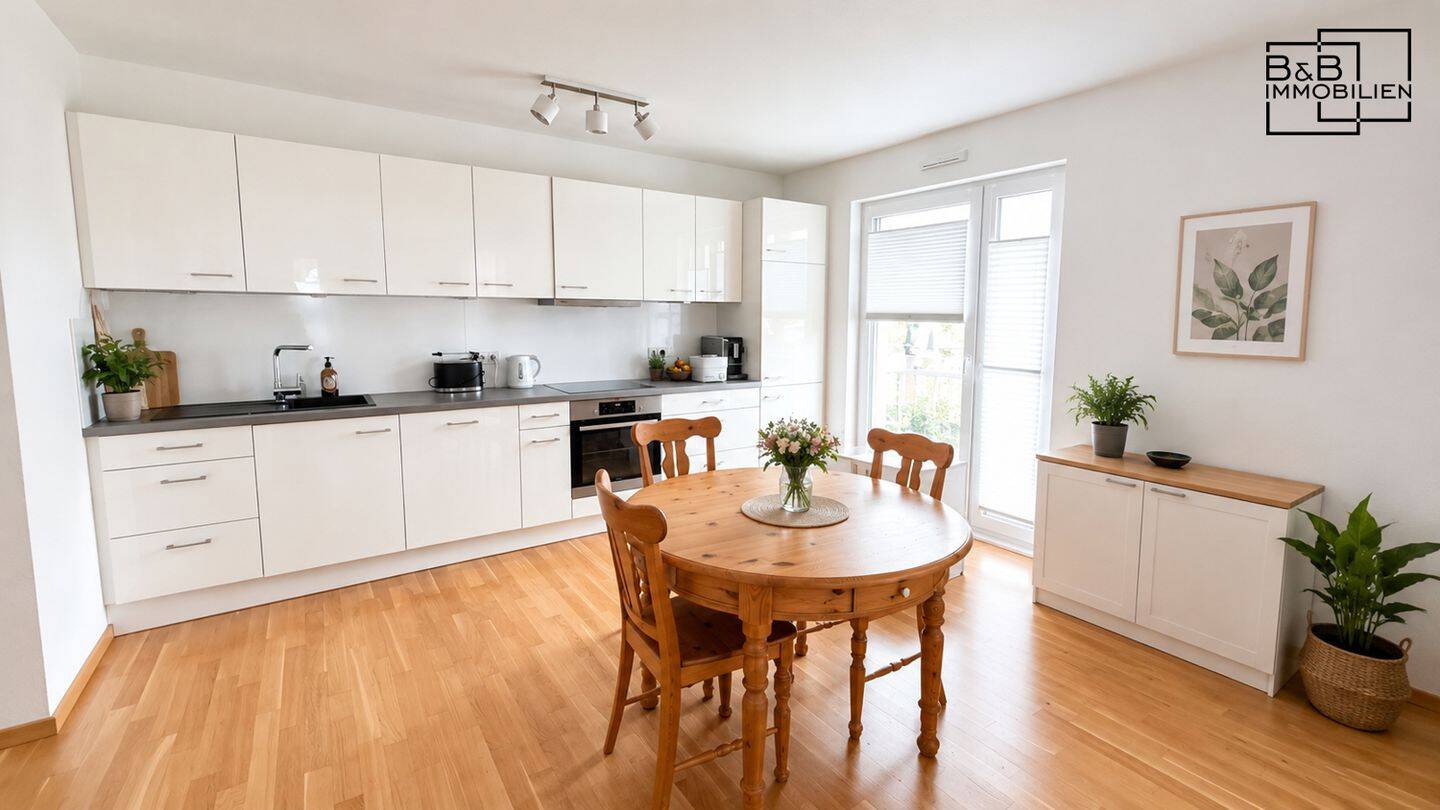 B & B Immobilien: Moderne 3-Zimmer-Wohnung mit Terrasse, Fußbodenheizung und Einbauküche, 54294 Trier