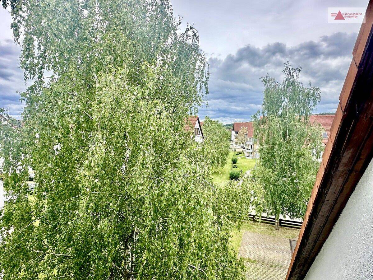 Charmante frisch renovierte 1-Raum-Dachgeschosswohnung mit Balkon und Weitblick in Niederlungwitz, 8371 Glauchau