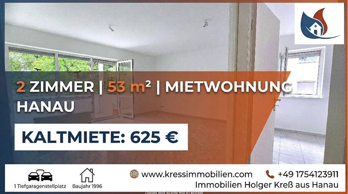 Gepflegte 2-Zimmer-Oase mit überdachtem Balkon & TG-Stellplatz in ruhiger Bestlage!, 63457 Hanau
