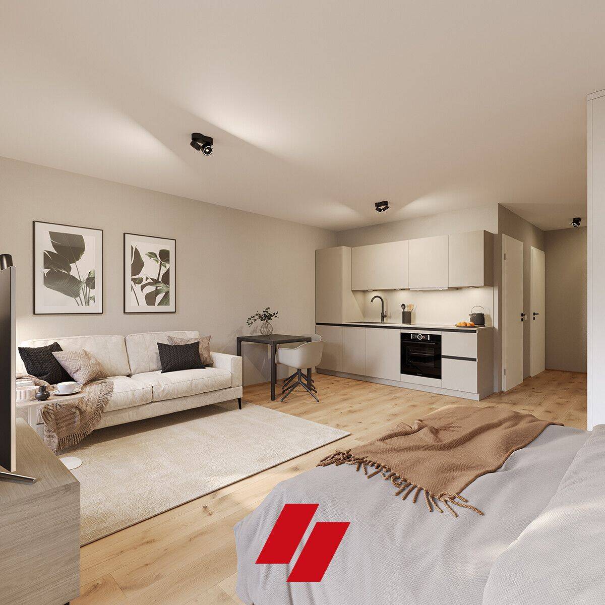 Neubau Erstbezug: Exklusive und hochwertig ausgestattet 1 Zimmer Terrassenwohnung in Hastedt -Haus C