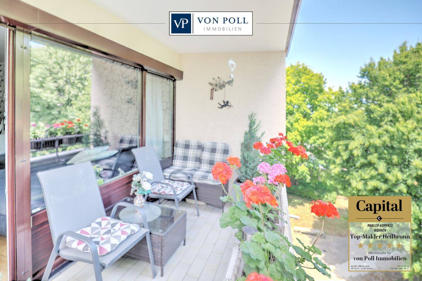 Licht, Freiraum und zwei Balkone – eine Wohnung zum Wohlfühlen in Heilbronn-Böckingen, 74080 Heilbronn (Böckingen)