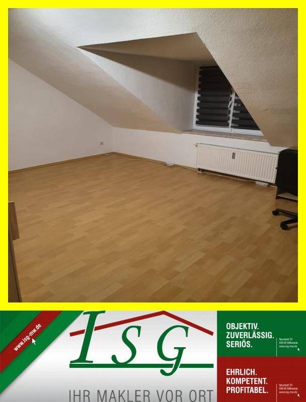 DACHGESCHOSS – 3-Raum Wohnung auf der Leisniger Straße, 9648 Altmittweida