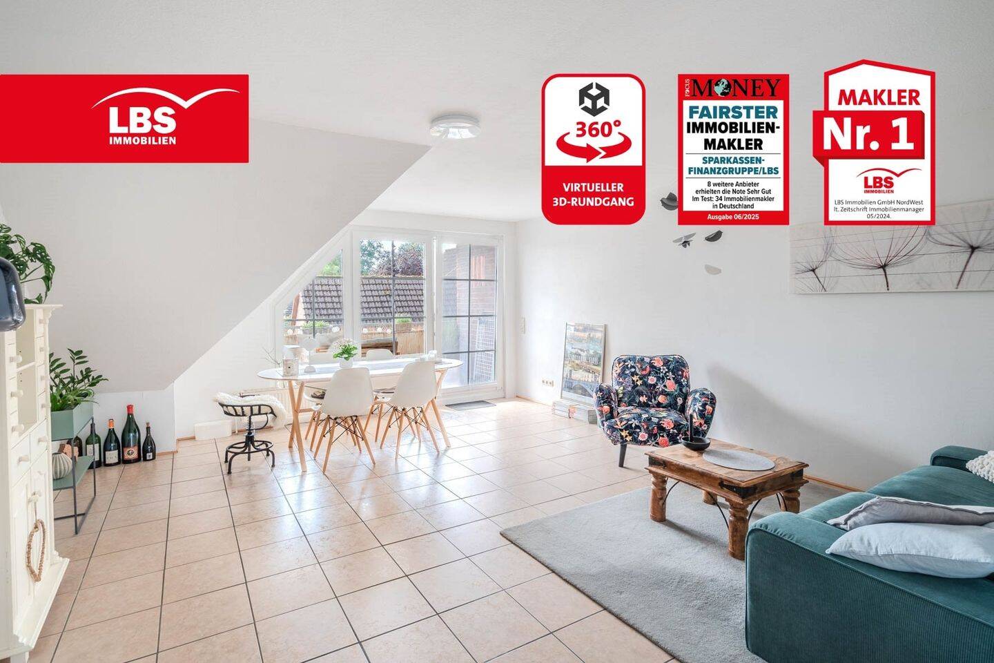Charmante Dachgeschosswohnung – Einziehen oder Rendite sichern., 21406 Melbeck