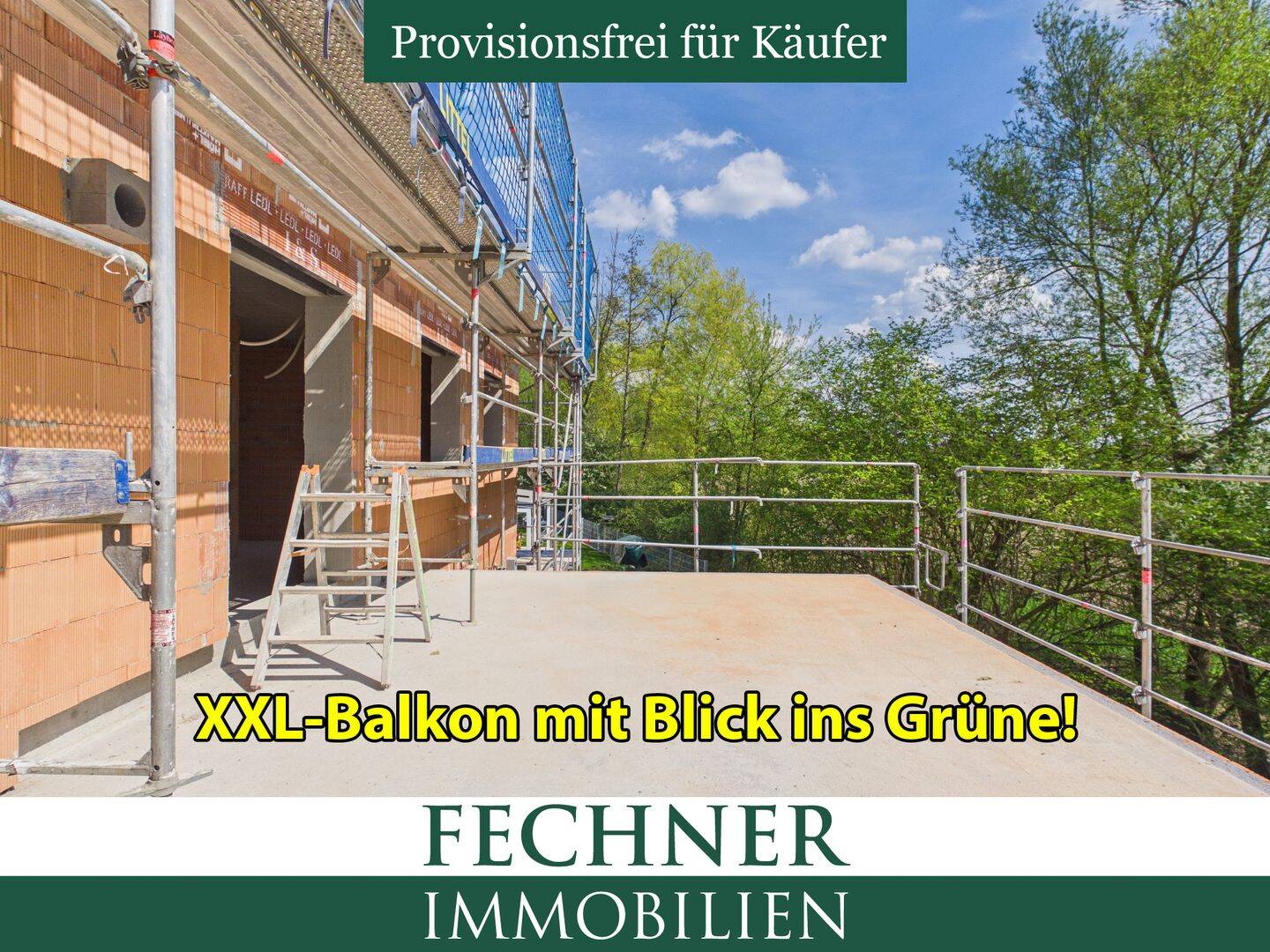 Traumhafte Wohnung mit XXL-Balkon, Blick ins Grüne, in ruhiger Lage am Ende einer Sackgasse!, 85051 Ingolstadt