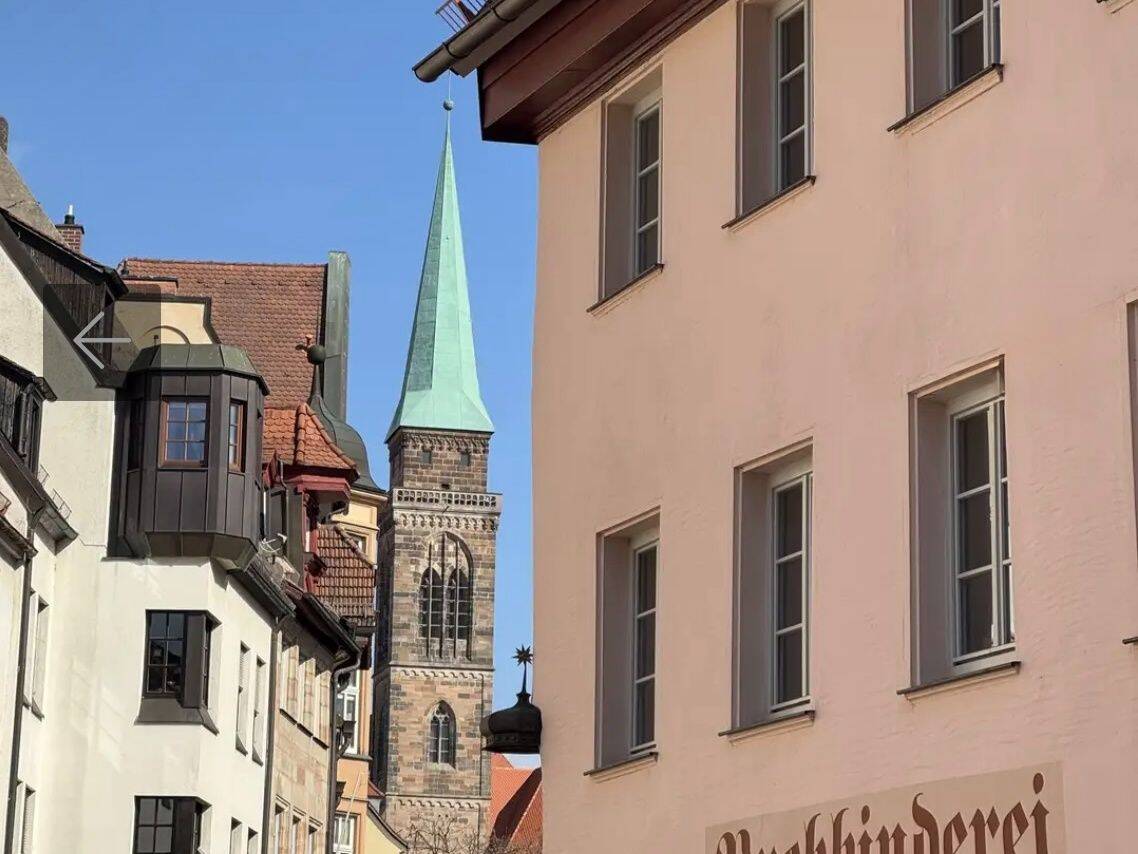 Stilvoll möblierte Altbauperle mit Balkon direkt am Weinmarkt, 90403 Nürnberg (Gleißbühl Lorenz Sebald)