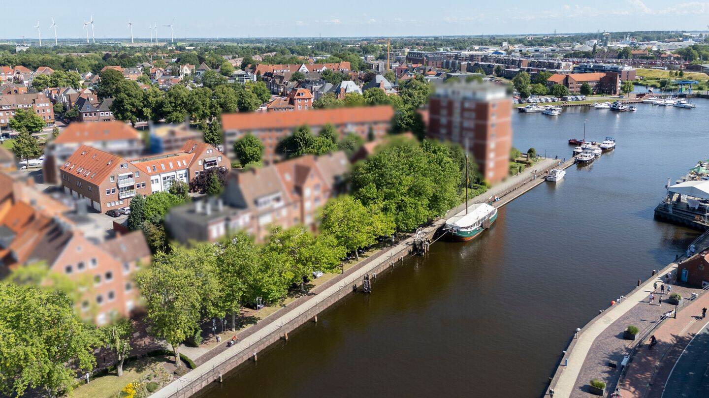 Exklusive Wohnlage am Delft – Barrierearme Eigentumswohnung mit Aufzug, 26721 Emden (Barenburg Conrebbersweg Früchteburg Harsweg Stadtzentrum)