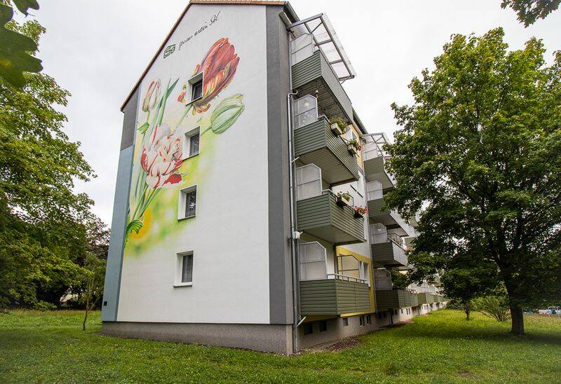 Alles im Blick! Giebelwohnung mit Balkon NÄHE Klinikum – Chemnitz – Bild 1 von 4