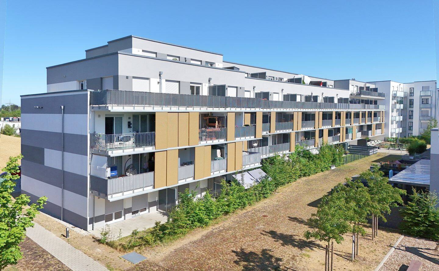 Neuwertige 4-Zimmer-Wohnung mit Loggia & TG-Stellplatz im modernen Neubauquartier, 86154 Augsburg (Oberhausen)