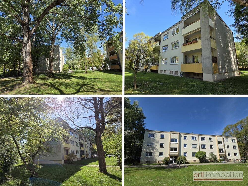 ** ZABO – da wollen alle hin ** Parkwohnlage – 4-Zi-Wohnung mit BALKON und TG-STELLPLATZ **, 90480 Nürnberg (Gleißhammer Mögeldorf Tiergarten Weichselgarten Zerzabelshof)