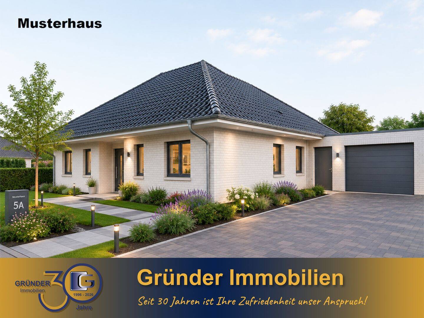 Provisionsfrei für Käufer! Neubau-Walmdachbungalow – Wünsche können berücksichtigt werden!, 49770 Herzlake