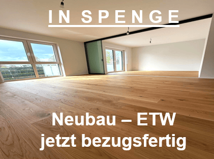 In SPENGE: 3 Zi. Neubau – ETW. zum Einzug bereit. Südbalkon. KfW-296 Förderung., 33739 Bielefeld