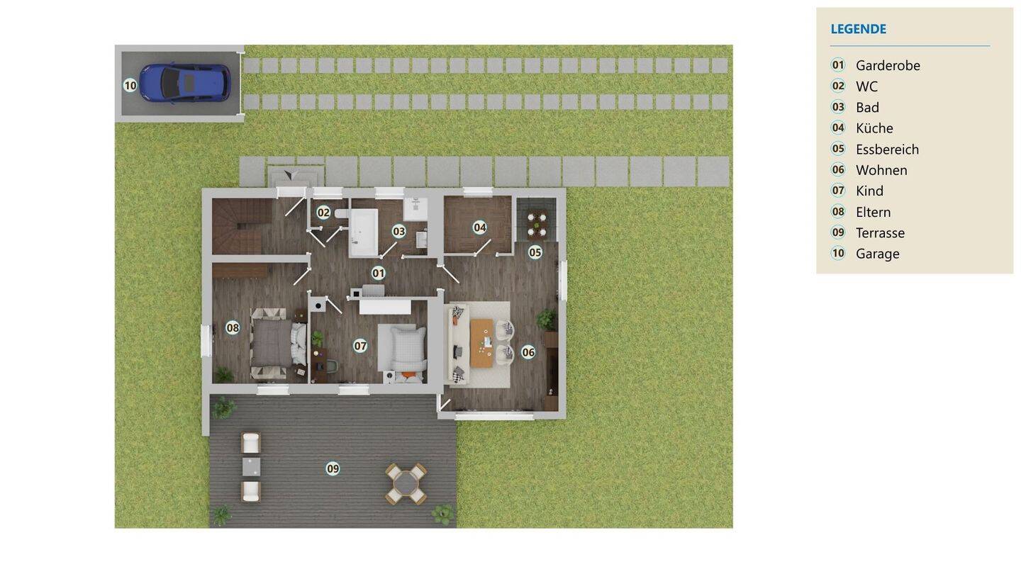 Neu saniert, grün verliebt: 3-Zimmer-Gartenwohnung, 81825 München (Berg am Laim Trudering-Riem)