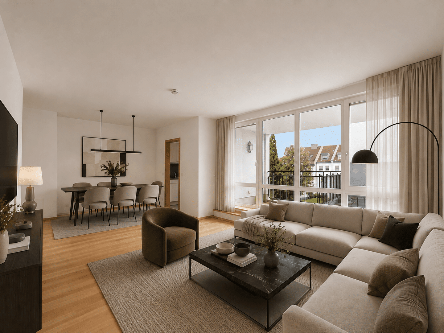 SITULI: Großzügig wohnen am Ortspark – 3 Zimmer mit traumhafter Dachterrasse, 82008 Unterhaching