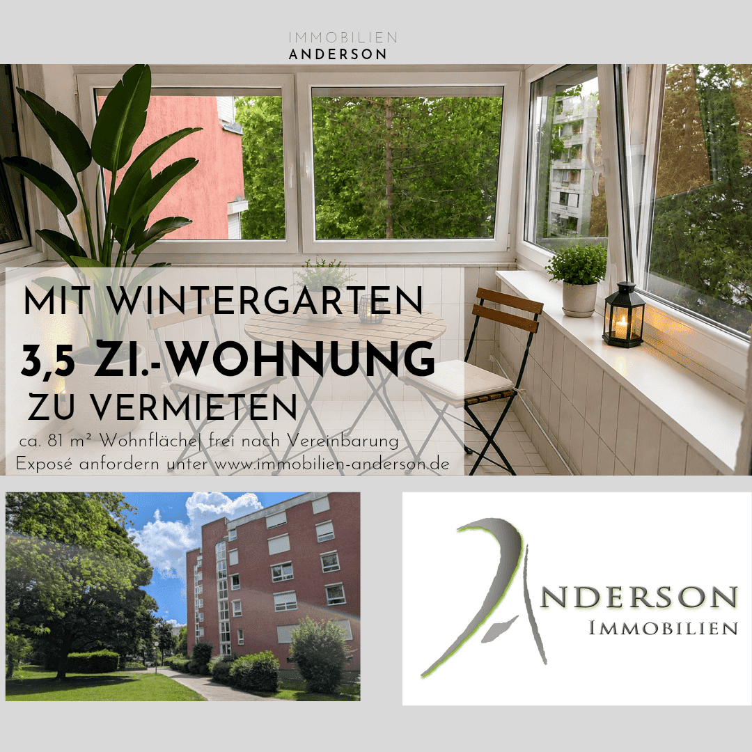 Zu Fuß zur AUDI! Tolle 3,5-Zi.-Wohnung mit Wintergarten, Garage und Aufzug im 4.OG, 85057 Ingolstadt (Ingolstadt)