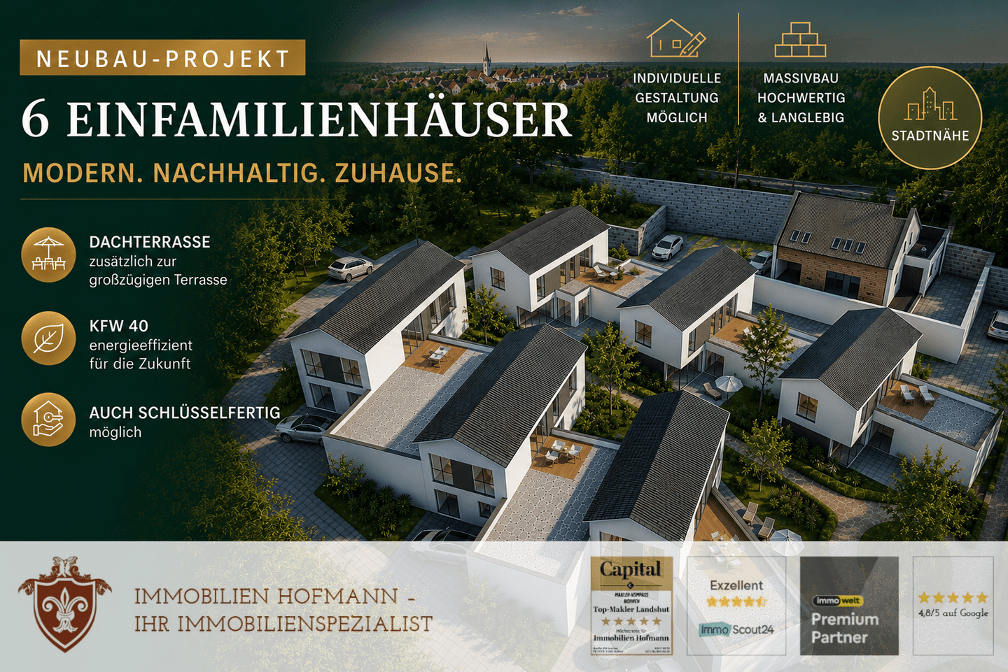 ** Ihr neues Zuhause – flexibel planbar & hochwertig gebaut **, 94405 Landau a.d. Isar (Landau)