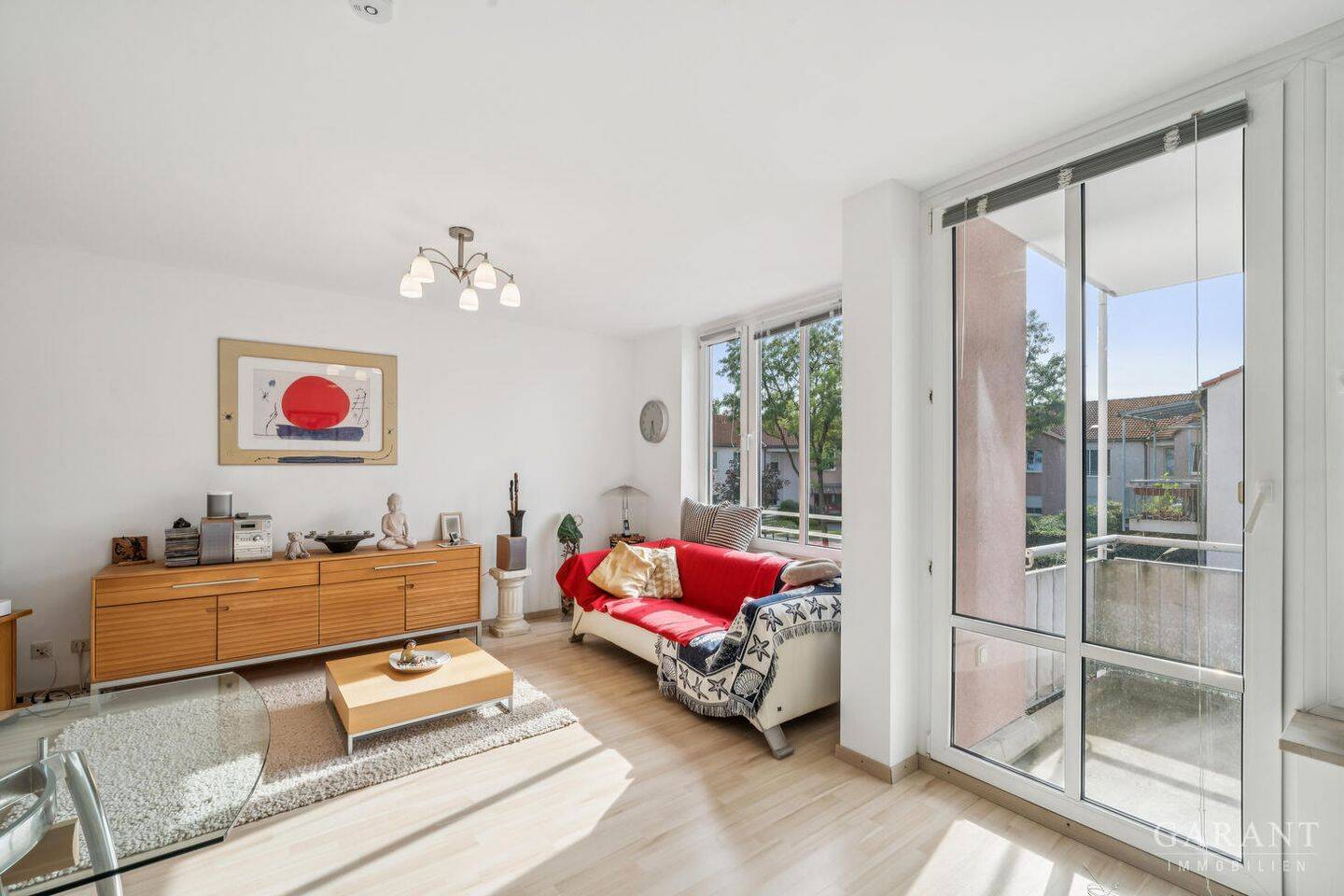 Gepflegte 2 Zimmer-Wohnung mit Westbalkon und Tiefgarage im Grünen, 80939 München (Milbertshofen-Am Hart Schwabing-Freimann)