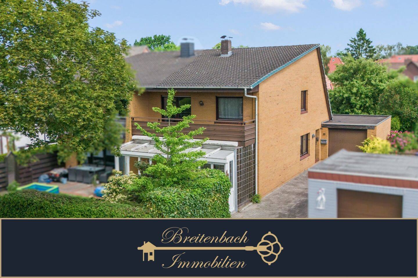 Wohnen mit Wohlfühlfaktor – Doppelhaushälfte mit Kamin und Wintergarten, 26954 Nordenham