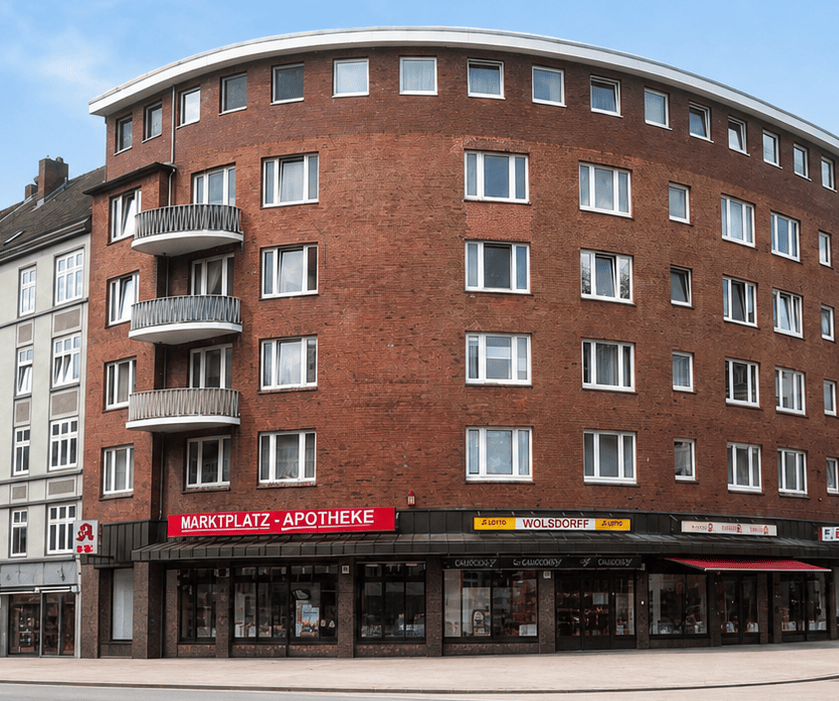 3,5-Zimmer-Wohnung direkt am Winterhuder Markt mit Balkon – renovierungsbedürftig, Mietverhältnis max. 5 Jahre, 22299 Hamburg (Hamburg-Nord Winterhude)