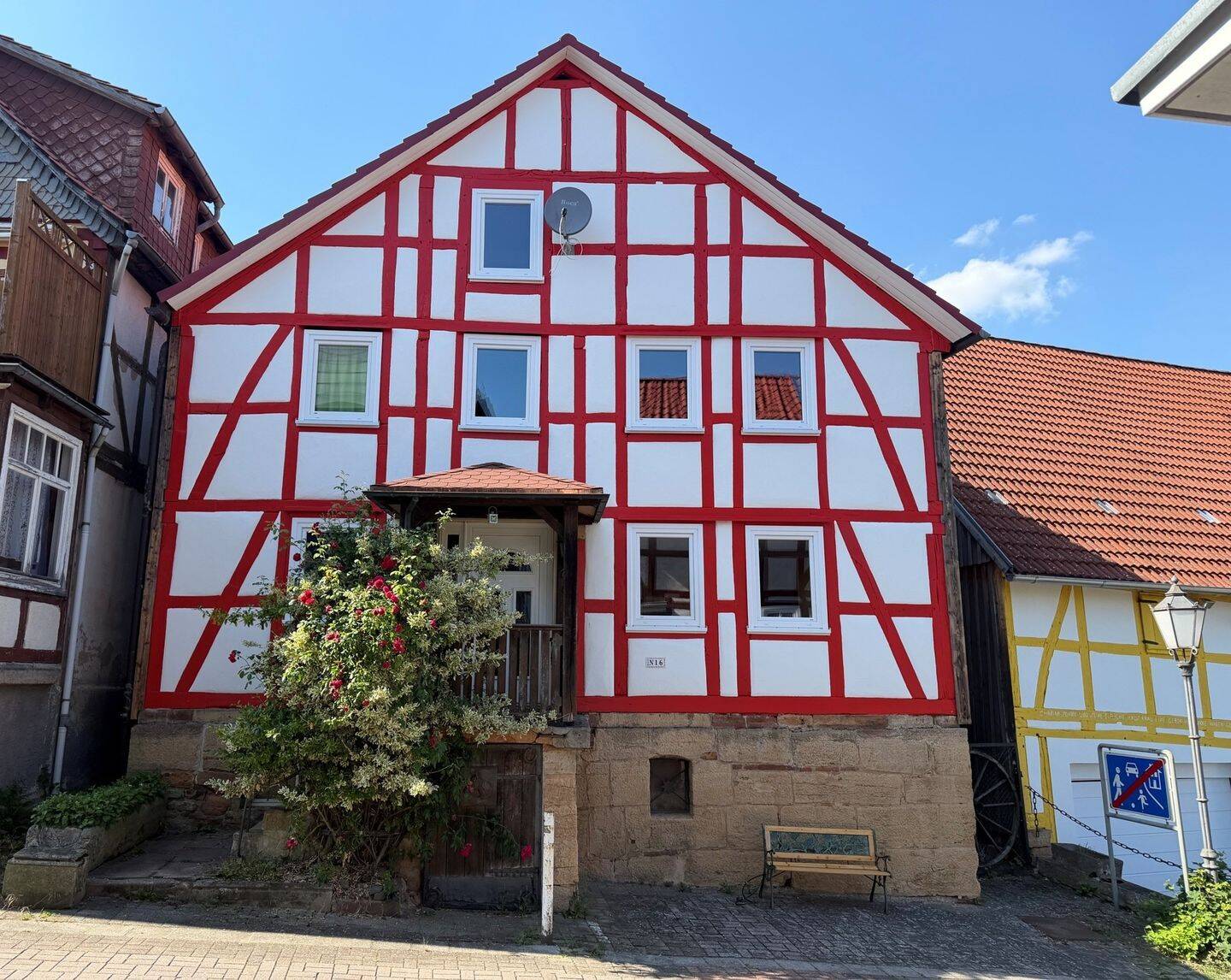 Altstadtjuwel in Waldeck: Fachwerkhaus mit Terrasse und Blick ins Grüne!, 34513 Waldeck