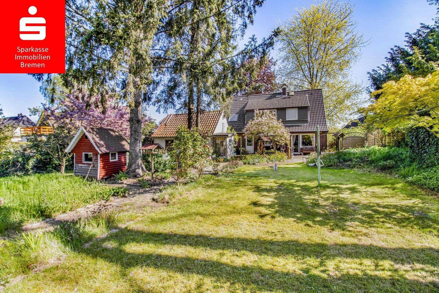 Bremen Burg-Grambke: Freistehendes Ein-/Zweifamilienhaus mit Garage und Garten in begehrter Lage, 28719 Bremen (Blockland Burg-Grambke Burgdamm Werderland)