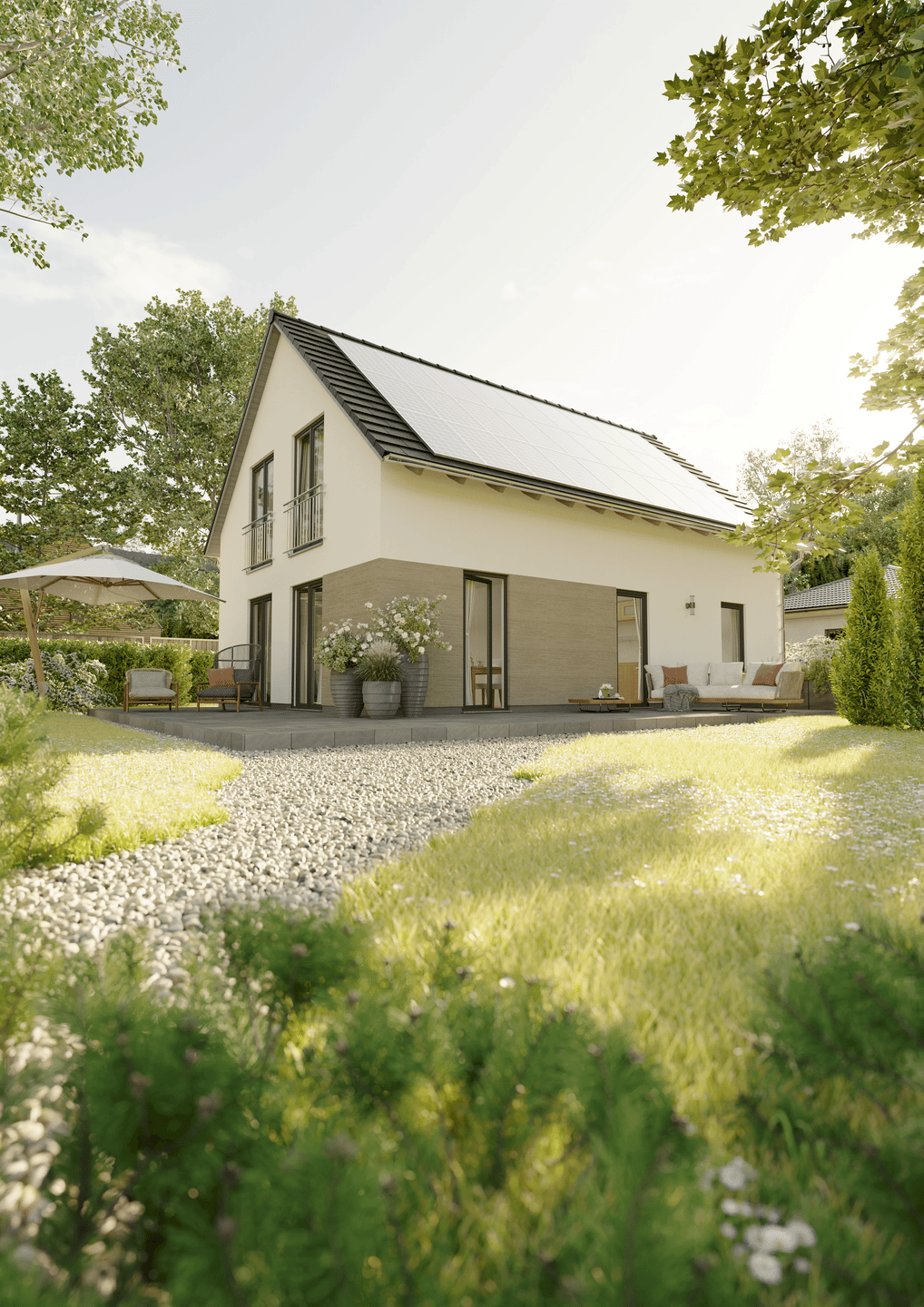 Architektur zum Wohlfühlen – Bodensee 129 auf großzügigem Grundstück, 6369 Südliches Anhalt