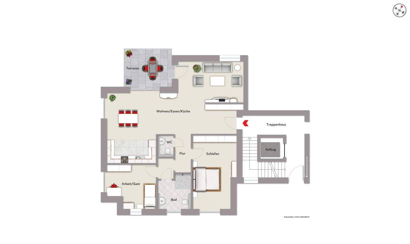 Großzügige Erdgeschosswohnung mit Citynähe *1851 R-1 in Gütersloh, 33330 Gütersloh