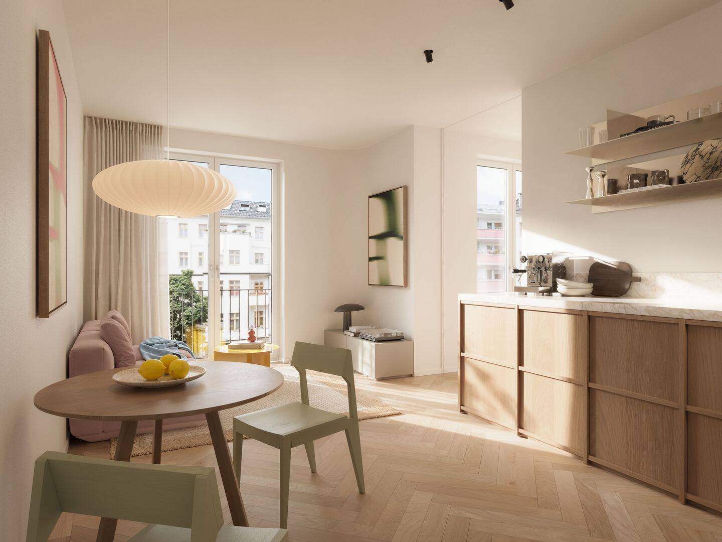 Elegante Neubauwohnung mit Balkon in begehrter Kiezlage von Wilmersdorf – 10717 Berlin – Bild 1 von 3
