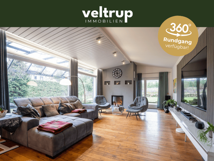 Stilvolles Split-Level-Haus mit Einliegerwohnung auf über 2.000 m² Grundstück in begehrter Lage, 48366 Laer