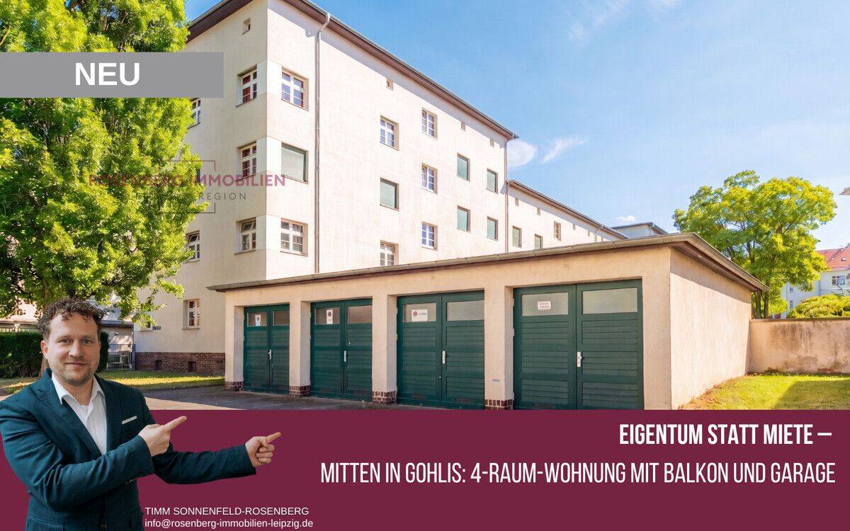 Denkmalgeschützte 4-Zimmer-Wohnung in gefragter Lage, 4157 Leipzig (Gohlis-Mitte Gohlis-Nord Möckern)
