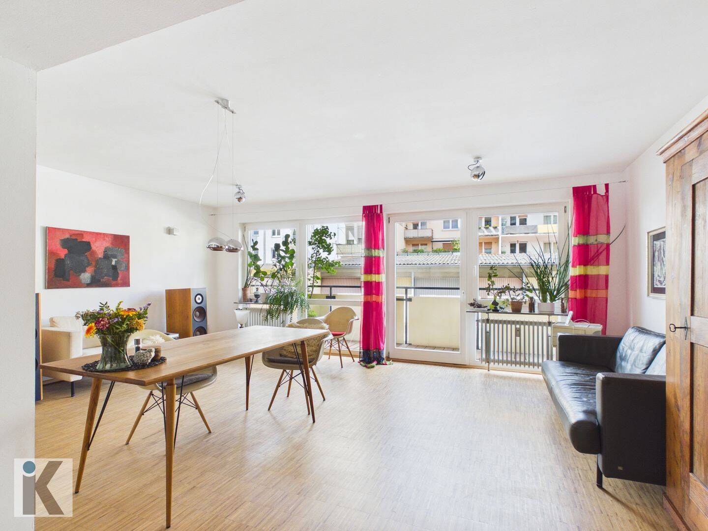Stilvolle 4-Zimmer-Erdgeschosswohnung mit Balkon, Stellplatz, 68163 Mannheim (Fabrikstation Lindenhof Neuhermsheim Neuostheim)