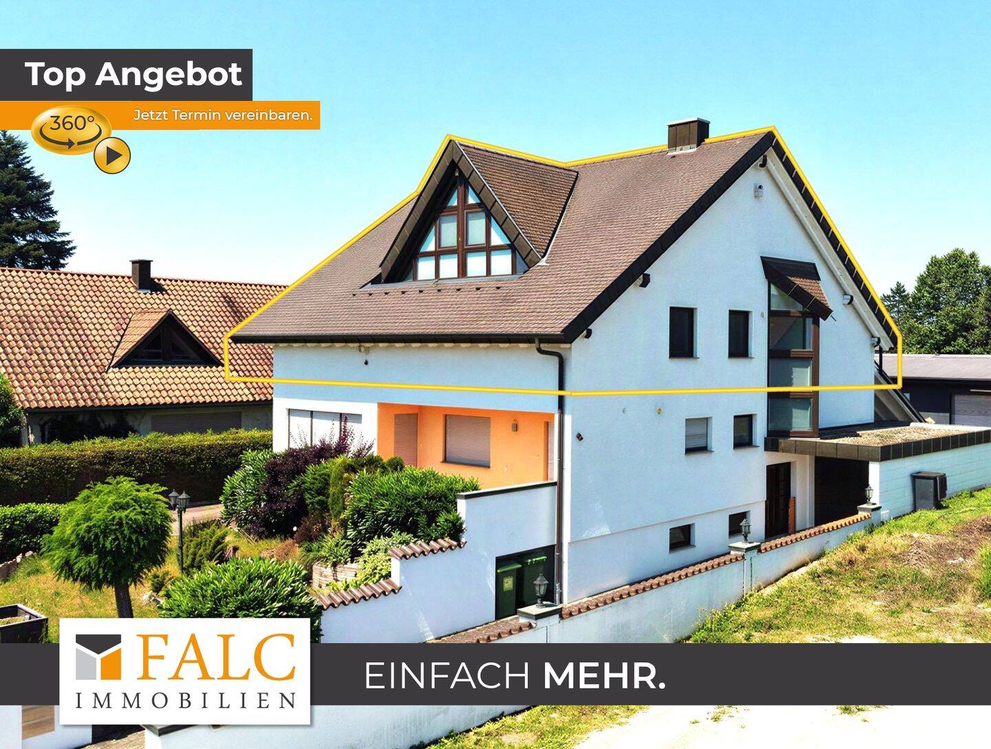 Traumhafte 5-Zimmer Maisonette-Wohnung mit offener Galerie und 2 Stellplätzen! – FALC Immobilien, 74626 Bretzfeld