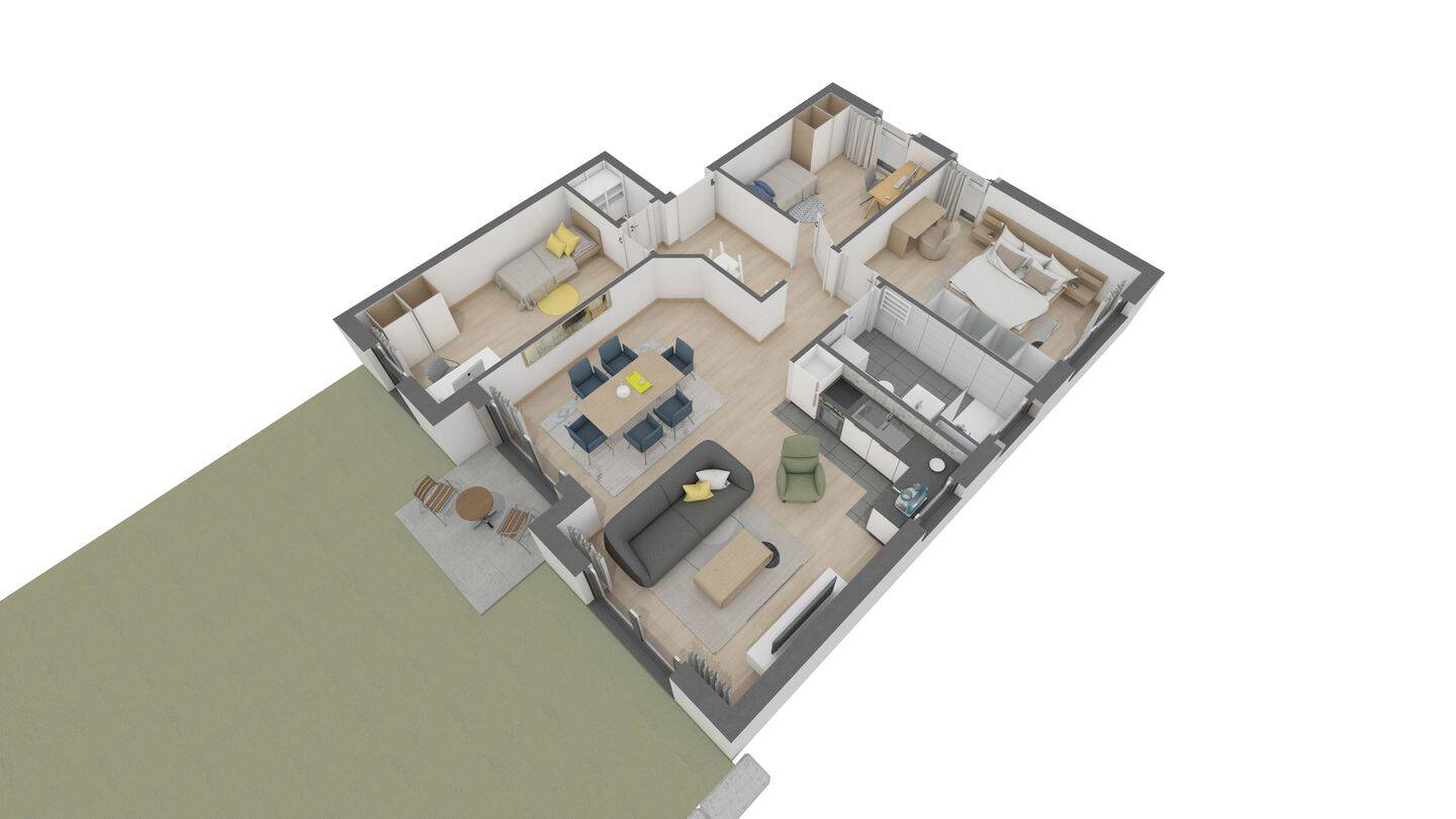 Attraktive 4,5 Zimmer-Wohnung im EG mit eigenem Garten, 63075 Offenbach am Main (Bürgel Offenbach am Main Rumpenheim Waldheim)