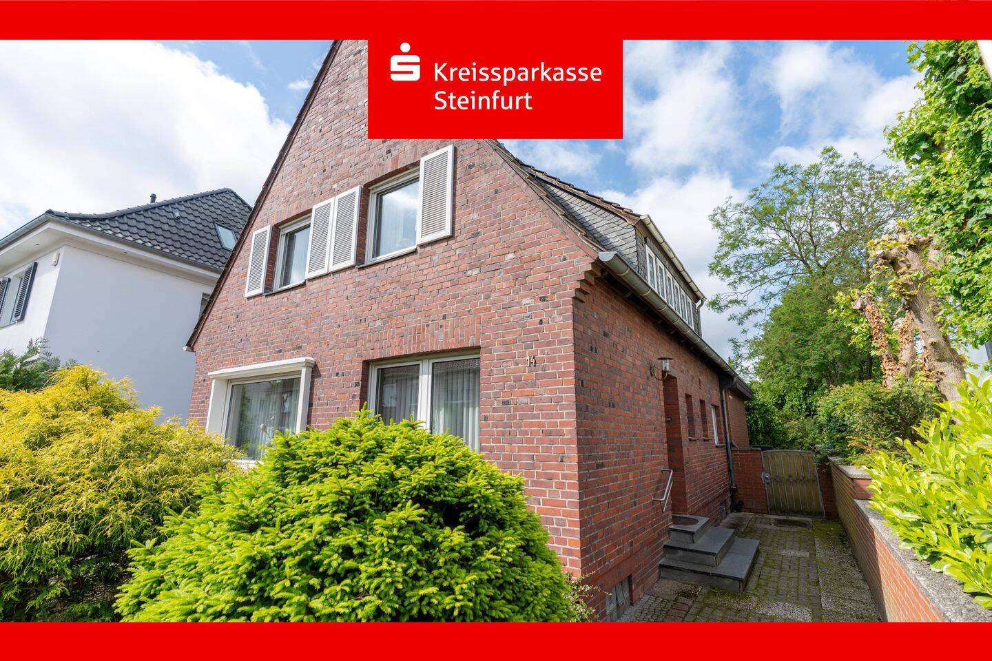 Gepflegtes Einfamilienhaus mit großem Garten – fußläufig zur Emsgalerie & Ems, 48431 Rheine