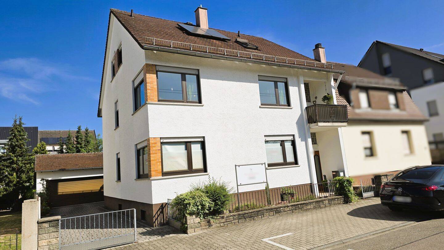 Wohn- & Geschäftshaus mit Garten, Dachterrasse & Doppelgarage – in Neureut, 76149 Karlsruhe (Neureut Nordstadt)