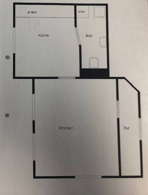 1Raum-Wohnung nähe Hochschule, 2763 Zittau