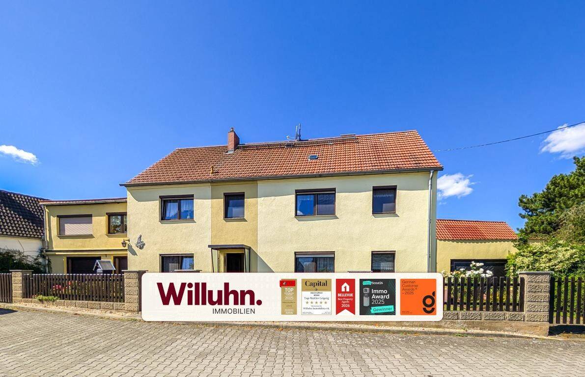 Idyllische Lage: 1-2-Familienhaus | Großer Garten & Obstgehölz | Brunnen & Garagen | Glasfaser, 4889 Belgern-Schildau