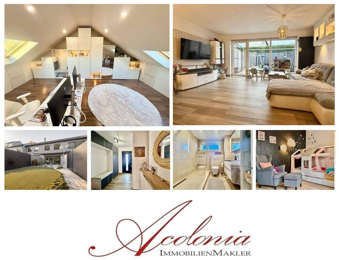 Acolonia Immobilienmakler: Modernisiertes RMH in Sackgasse. Sehr schön in einem Keldenicher Familienwohngebiet gelegen., 50389 Wesseling